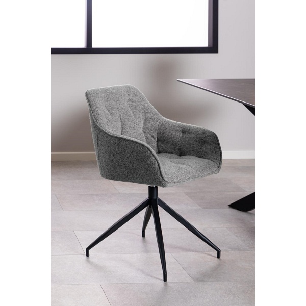 Krzesło Brooke obrotowe szare Monza - ACTONA